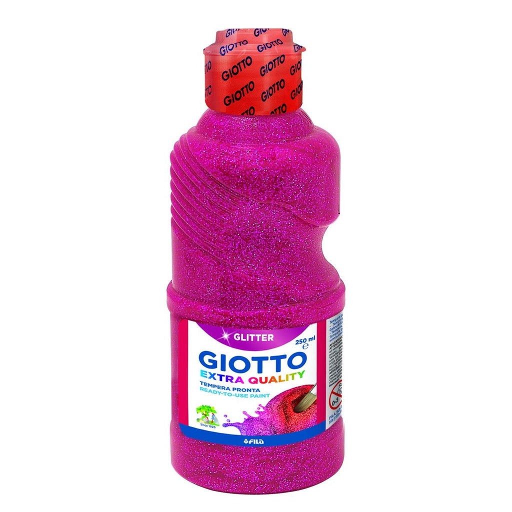 Tempera Giotto Glitter Magenta 250 ml (8 Stück)