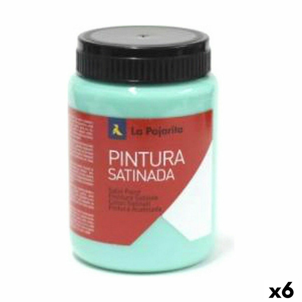 Tempera La Pajarita L-18 Satin Hellgrün (35 ml) (6 Stück)