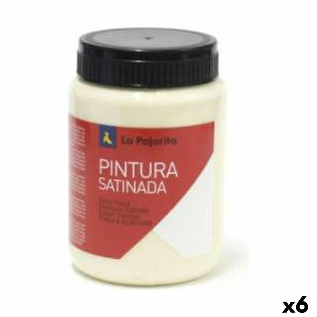 Tempera La Pajarita L-25 Beige Satin Schulisch (35 ml) (6 Stück)