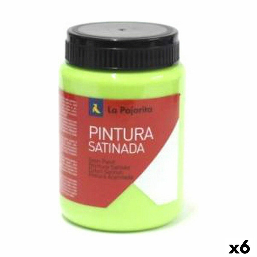 Tempera La Pajarita Parrot L-37 grün Satin (35 ml) (6 Stück)