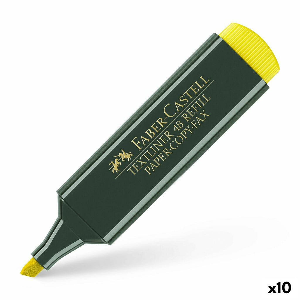 Textmarker Faber-Castell 154807 Gelb 10 Stücke (10 Stück)