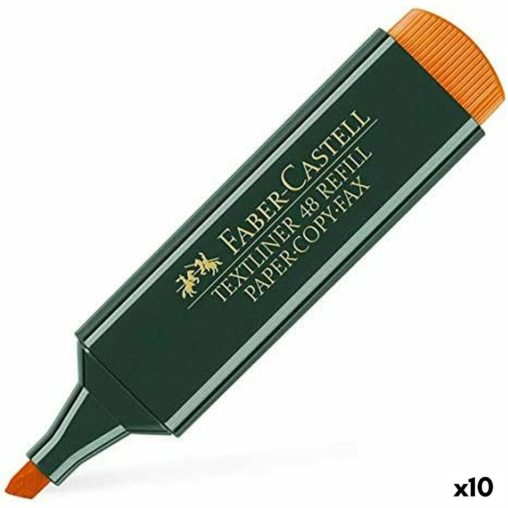 Textmarker Faber-Castell 154815 Orange 10 Stücke (10 Stück)