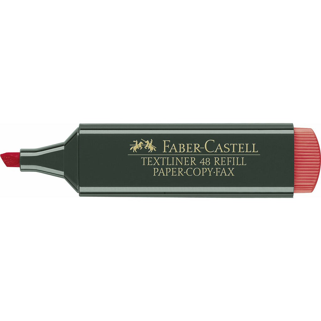 Textmarker Faber-Castell 154821 Rot 10 Stücke (10 Stück)