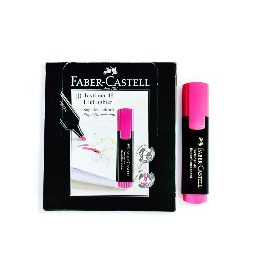 Textmarker Faber-Castell 154828 Rosa Pink 10 Stücke (10 Stück)