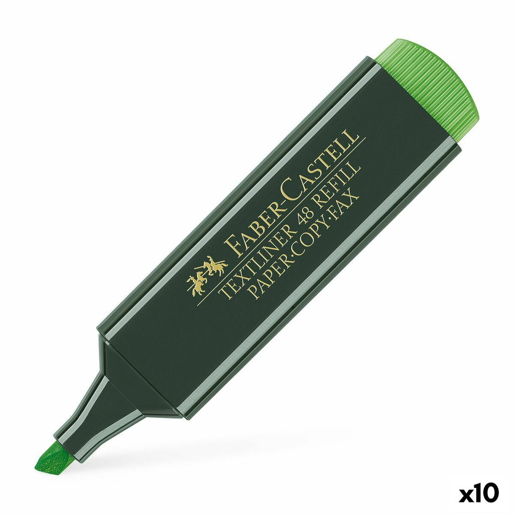 Textmarker Faber-Castell 154863 grün 48 Stücke (10 Stück)