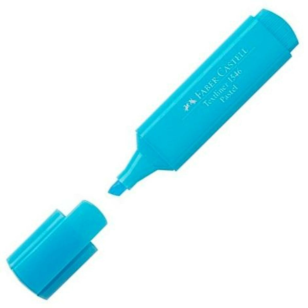 Textmarker Faber-Castell P Textliner 1546 Pastel Blau (10 Stück)