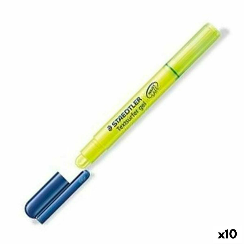 Textmarker Staedtler Textsurfer Gel Gelb 10 Stücke (10 Stück)