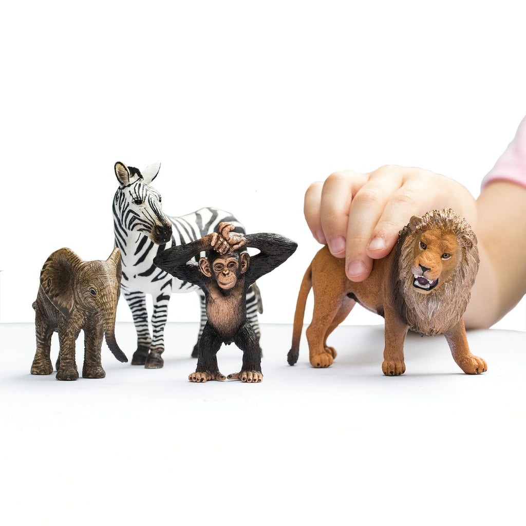 Tierfiguren Schleich 42387 Wild Life: Safari 4 Stücke Kunststoff