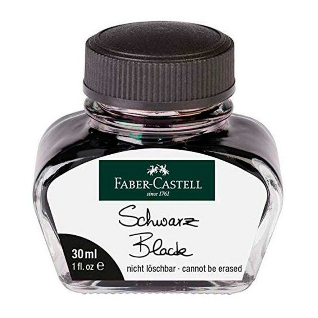 Tinte Faber-Castell Schwarz 6 Stücke 30 ml