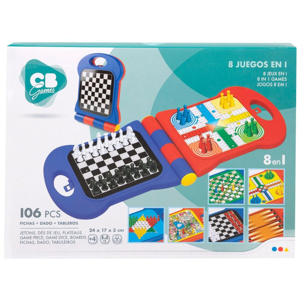 Tischspiel Colorbaby Schach 24 x 3 x 17 cm (12 Stück) (105 Stücke)