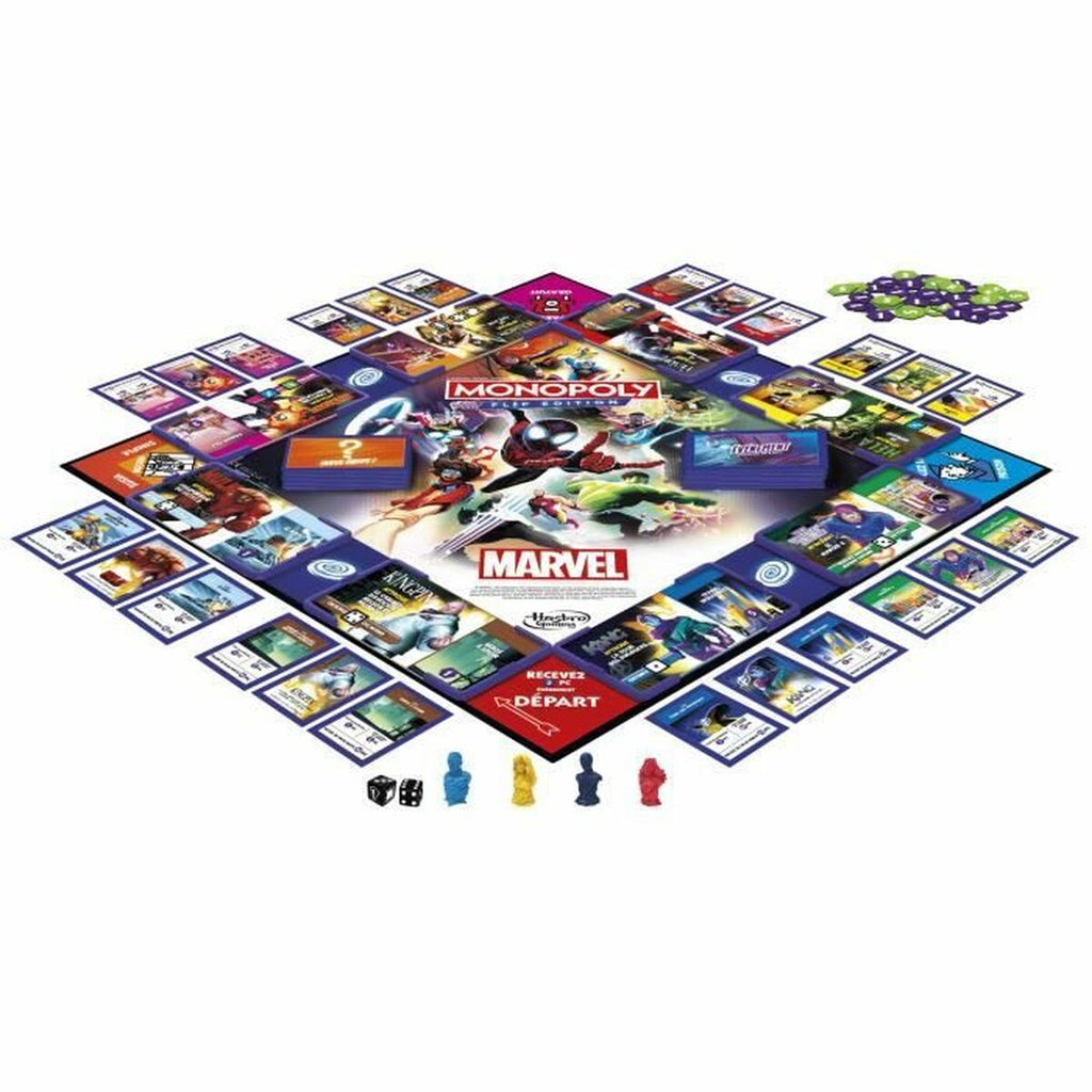 Tischspiel Hasbro Monopoly Flip Edition MARVEL