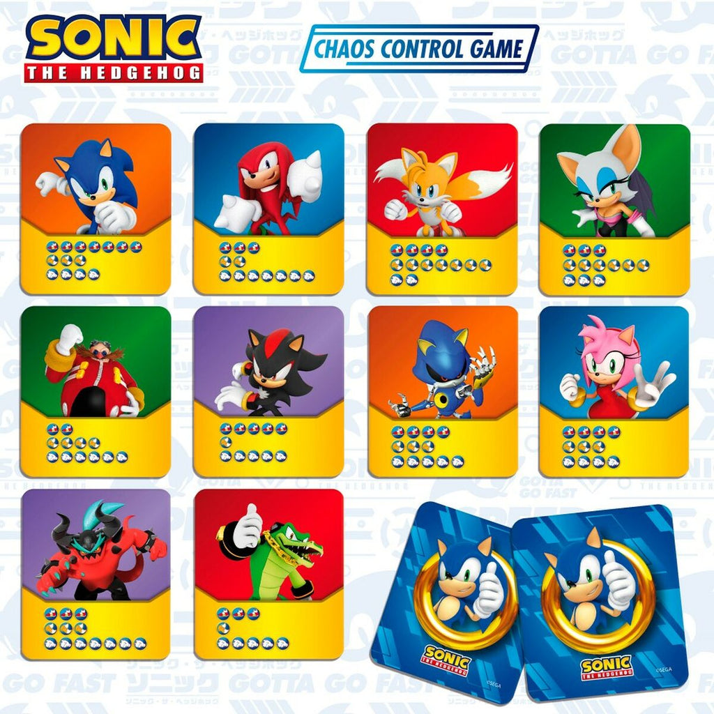 Tischspiel Sonic Chaos Control Game (6 Stück)