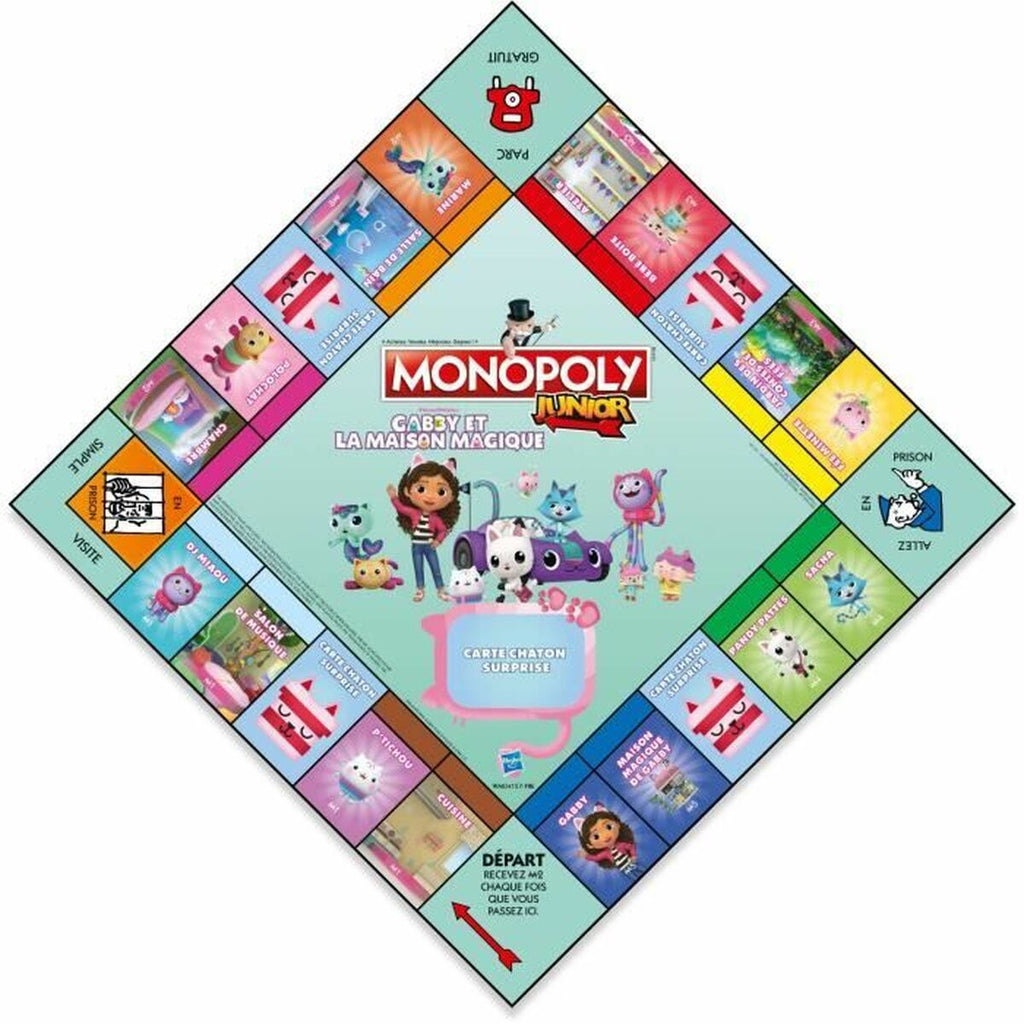 Tischspiel Winning Moves Monopoly Junior Gabby and the Magic House