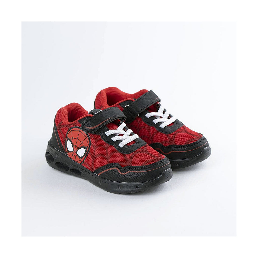 Turnschuhe mit LED Spiderman Rot