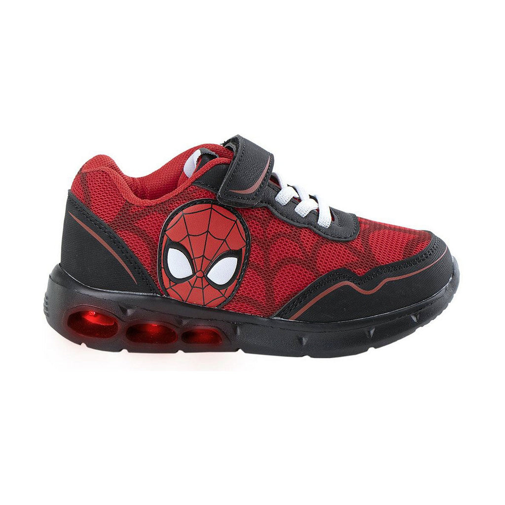 Turnschuhe mit LED Spiderman Rot