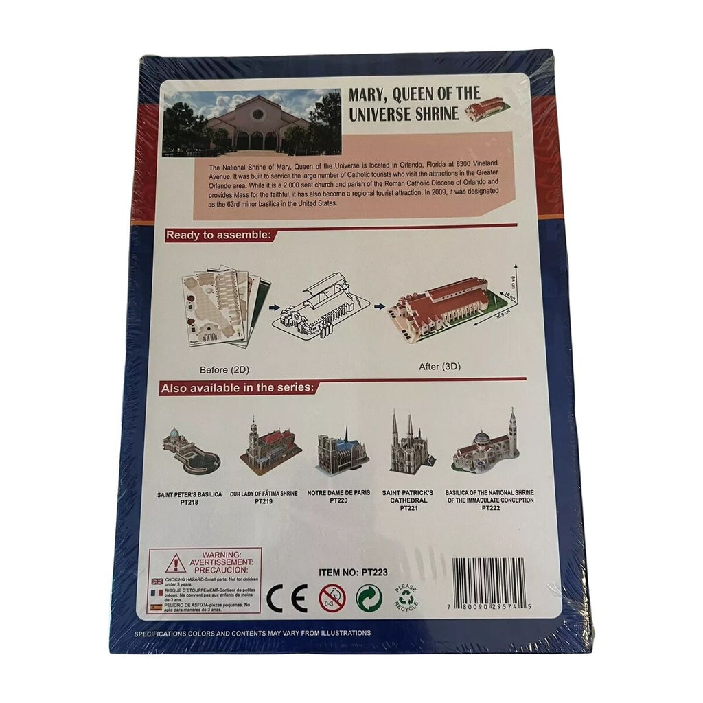 3D Puzzle CubicFun MARY QUEEN OF THE UNIVERSE SHRINE Bunt 54 Stücke