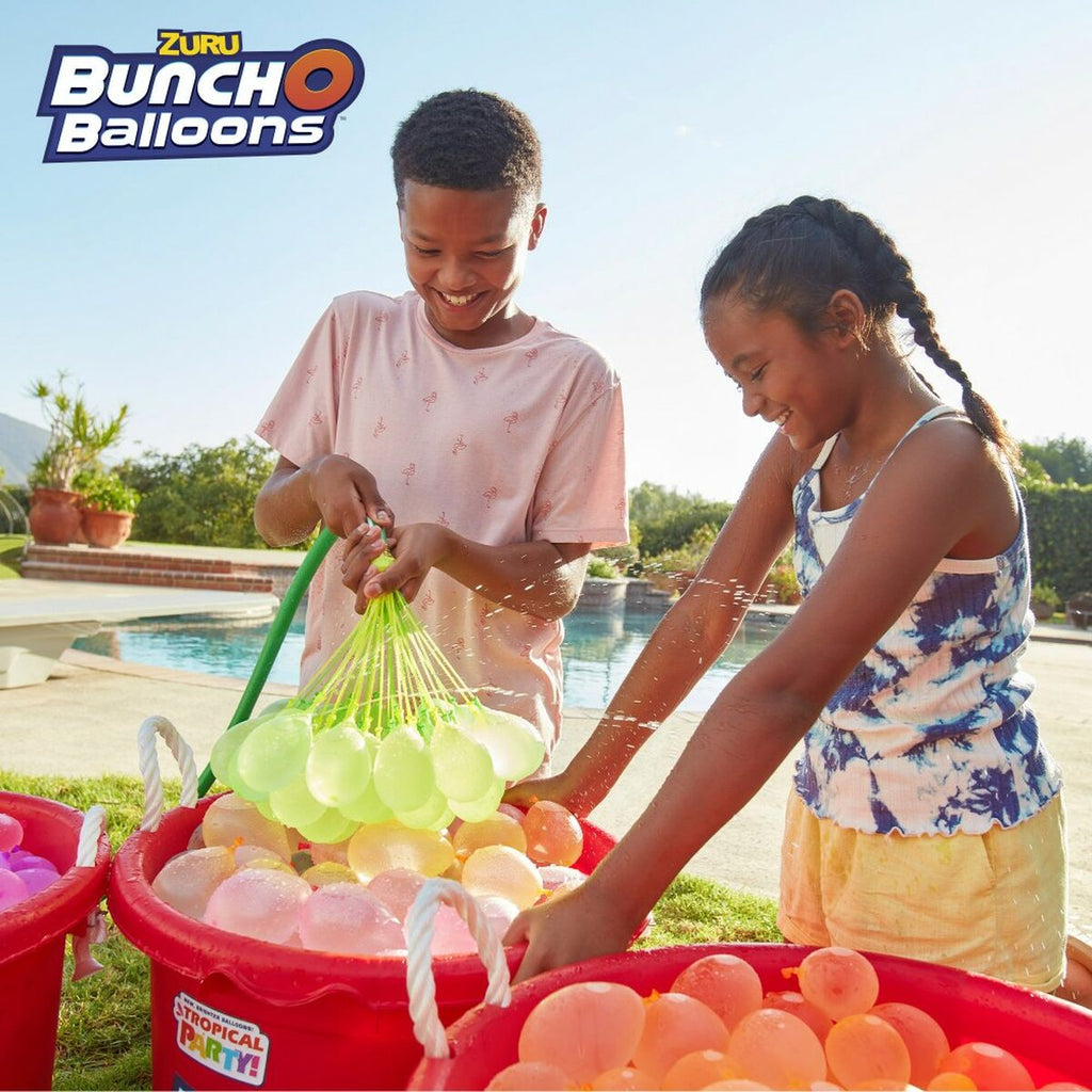 Wasserballons mit Aufblasvorrichtung Zuru Bunch-o-Balloons (24 Stück)