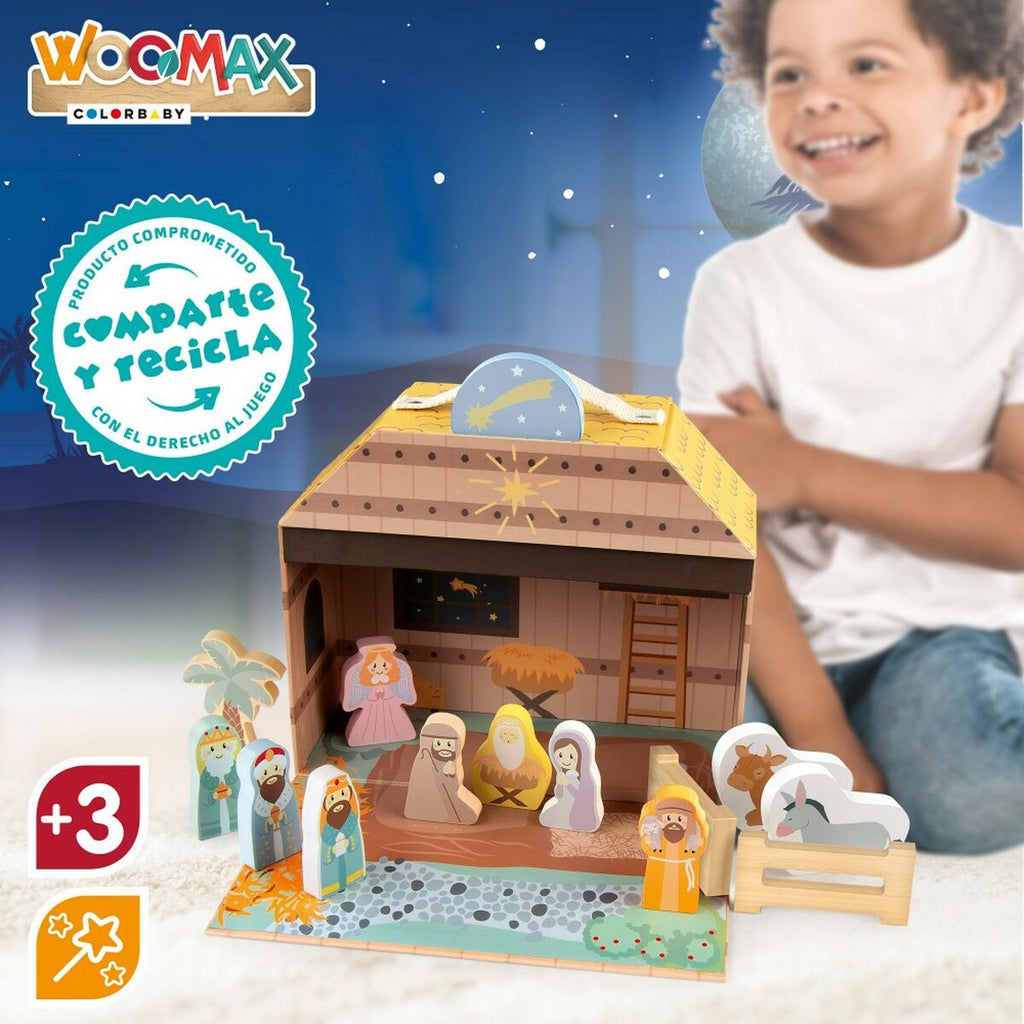 Weihnachtskrippe Woomax 15 Stücke 24,5 x 20,5 x 24,5 cm (6 Stück)