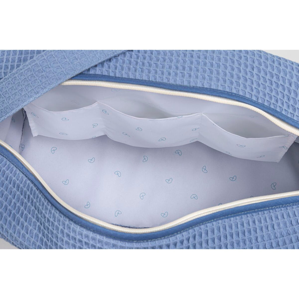 Wickeltasche Mi bollito Blau 15 x 30 x 45 cm