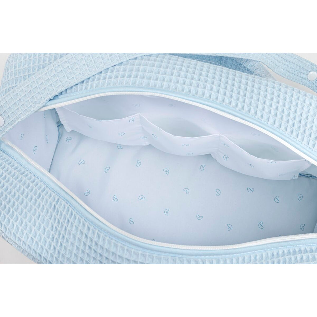 Wickeltasche Mi bollito Hellblau 15 x 30 x 45 cm