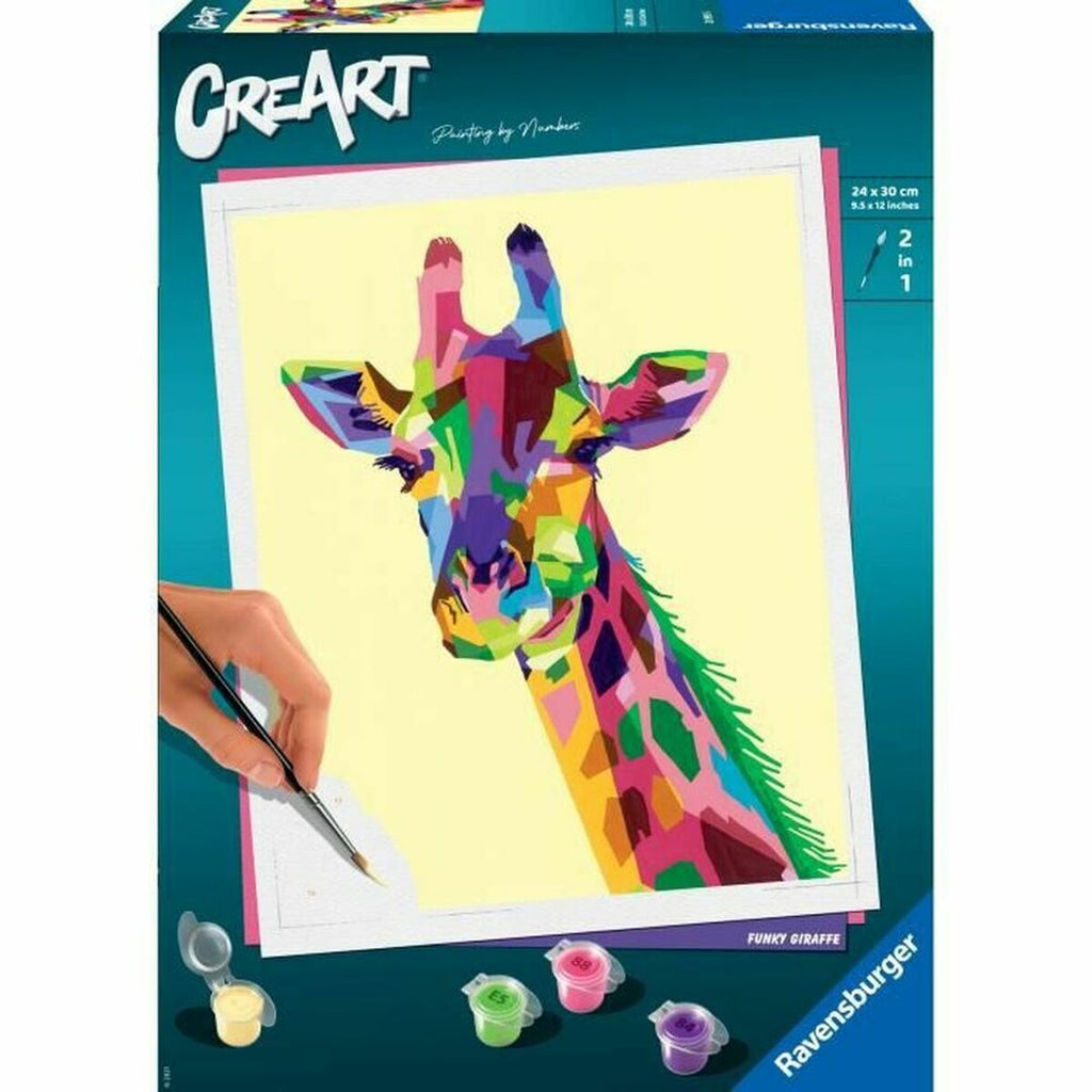 Zeichnungen zum Ausmalen Ravensburger CreArt Large Giraffe 24 x 30 cm