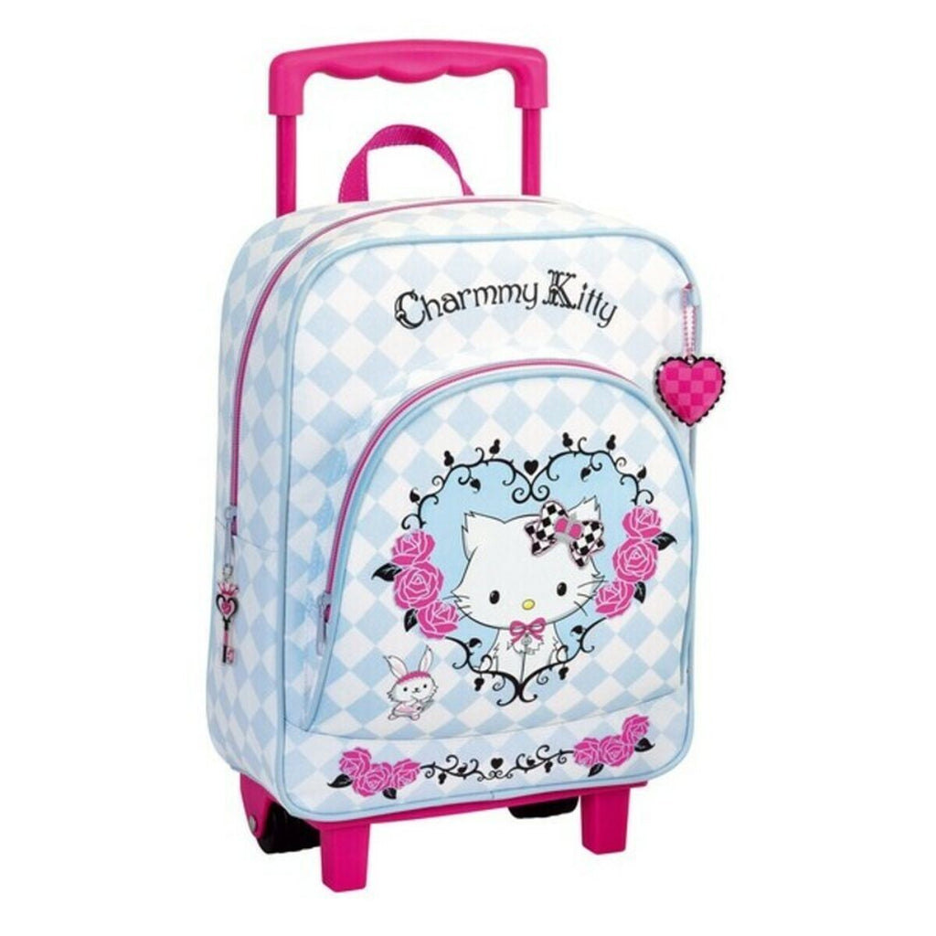 Zusammenklappbarer Rucksack-Trolley Safta Pink