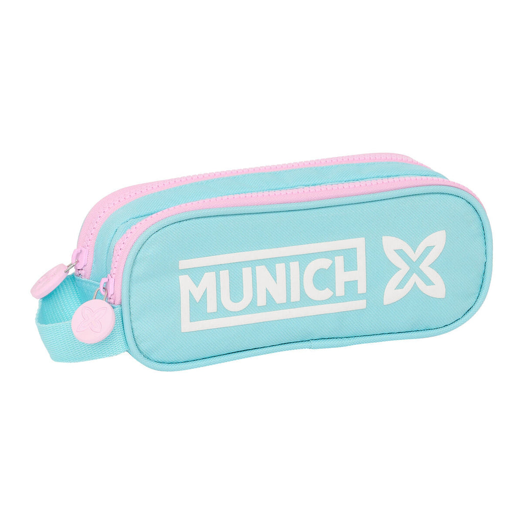 Zweifaches Mehrzweck-Etui Munich Heaven Himmelsblau 21 x 8 x 6 cm