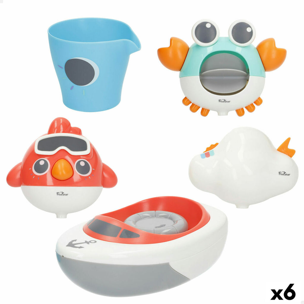 Spielzeug für das Badezimmer Colorbaby 16 x 6,5 x 9 cm 6 Stück