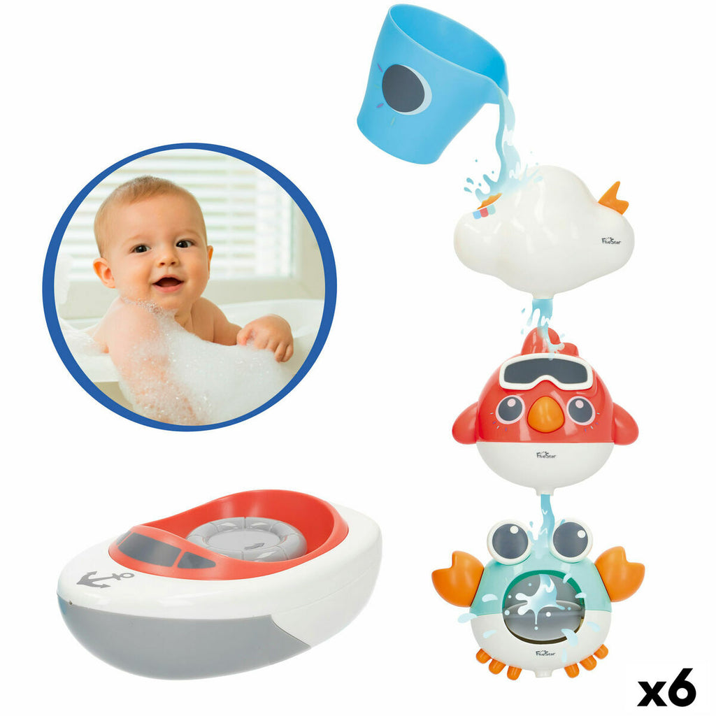 Spielzeug für das Badezimmer Colorbaby 16 x 6,5 x 9 cm 6 Stück